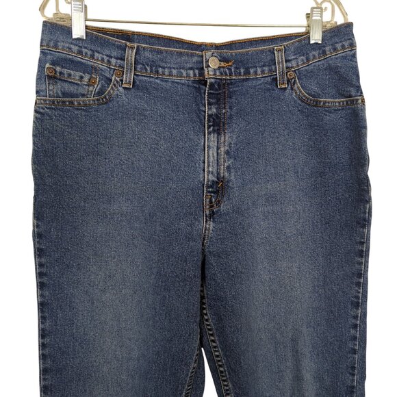 Vintage Levi’s 512 Women’s Jeans Sz 16 Slim Fit Tapered Leg Blue Denim USA Made - Picture 4 of 15